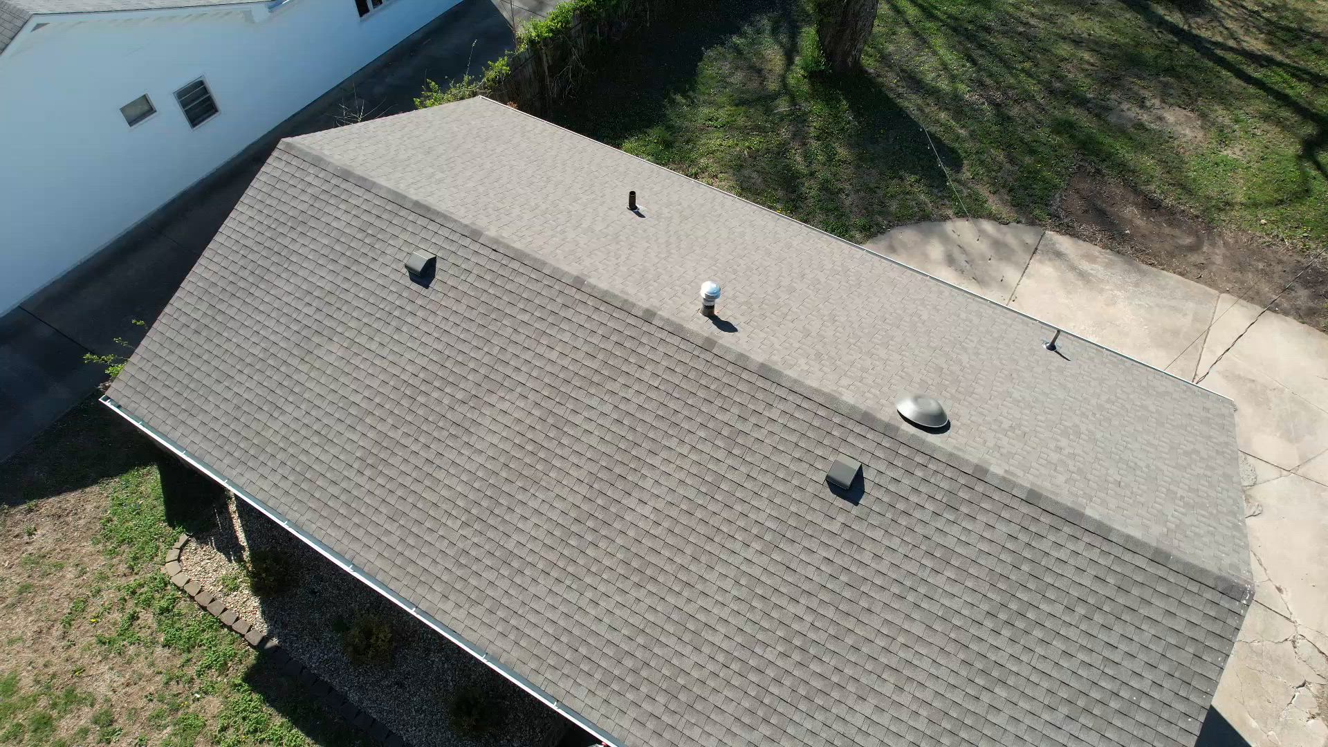 Anchor Exteriors roofing crew working on a Kansas City home