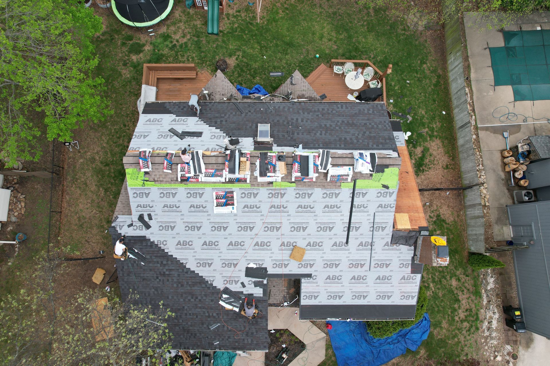 Storm damage roof inspection and repair Kansas City